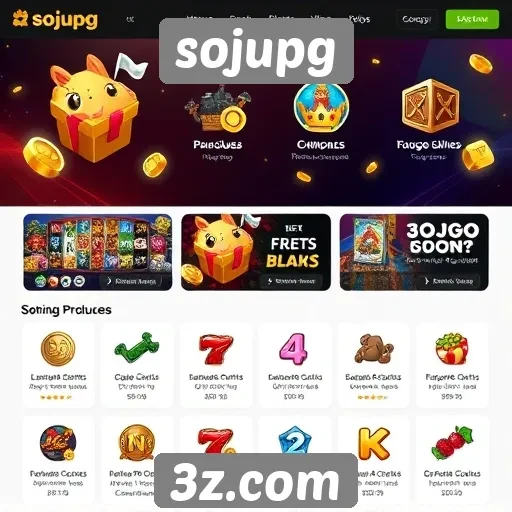 Exploração das funcionalidades do site de jogos sojupg